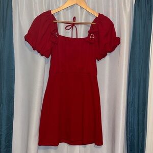 Francesca's Collections Red Mini Dress